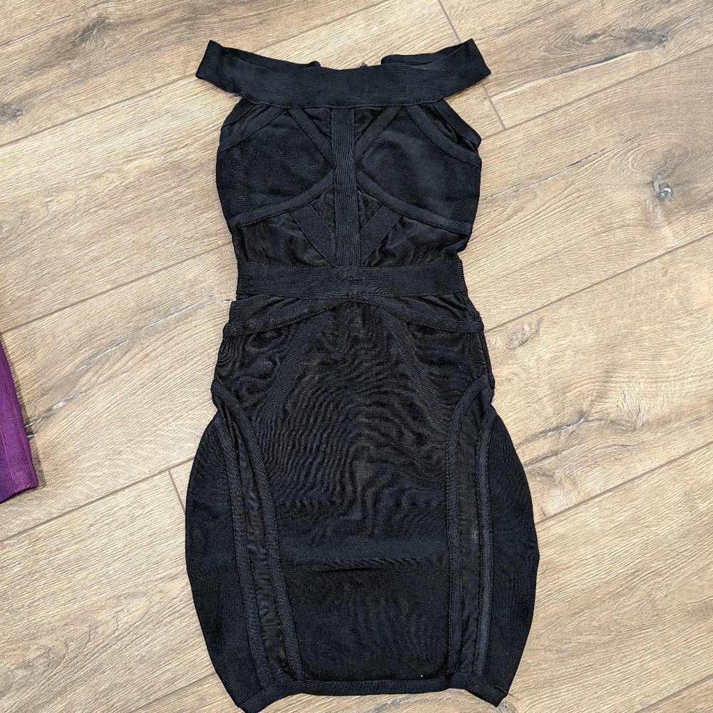 Bandage black dress